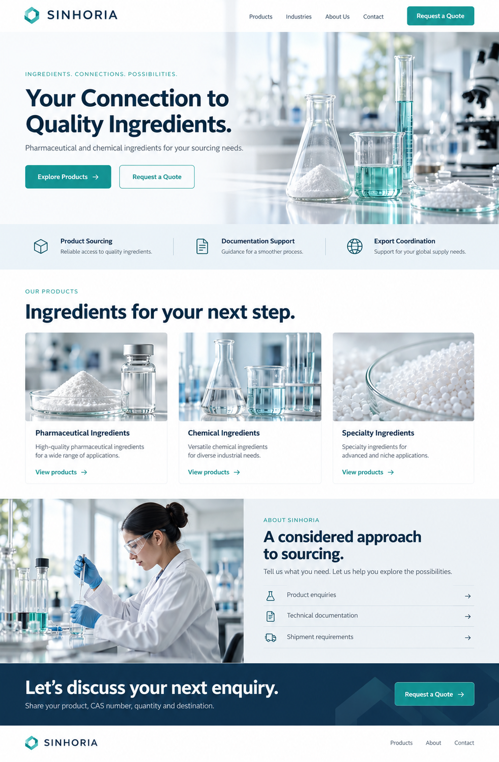 Illustrative laboratory ingredients